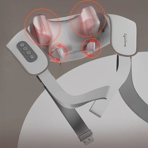 Smart Neck & Shoulder Massager – Deep Tissue Relaxation with Adjustable Strap