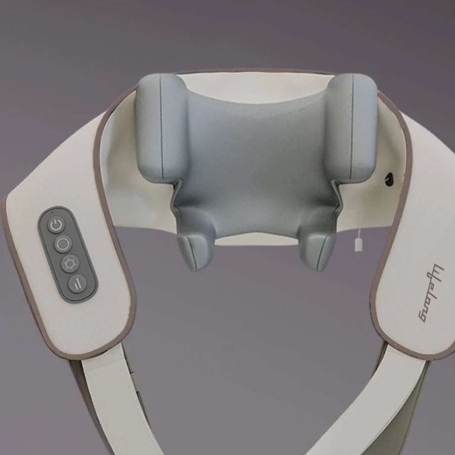 Smart Neck & Shoulder Massager – Deep Tissue Relaxation with Adjustable Strap